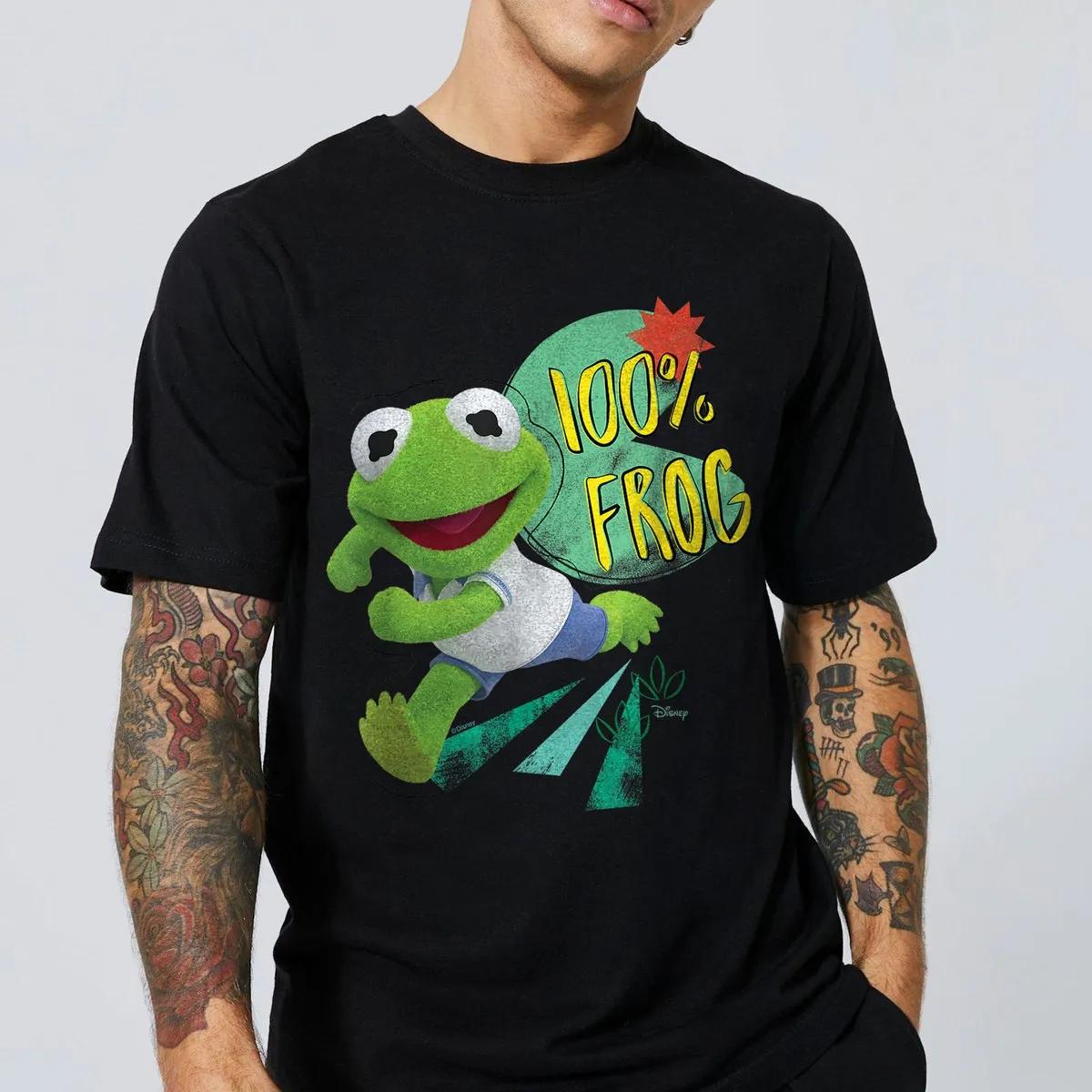 100 Percent Frog The Muppet Babies Kermit Shirt 3