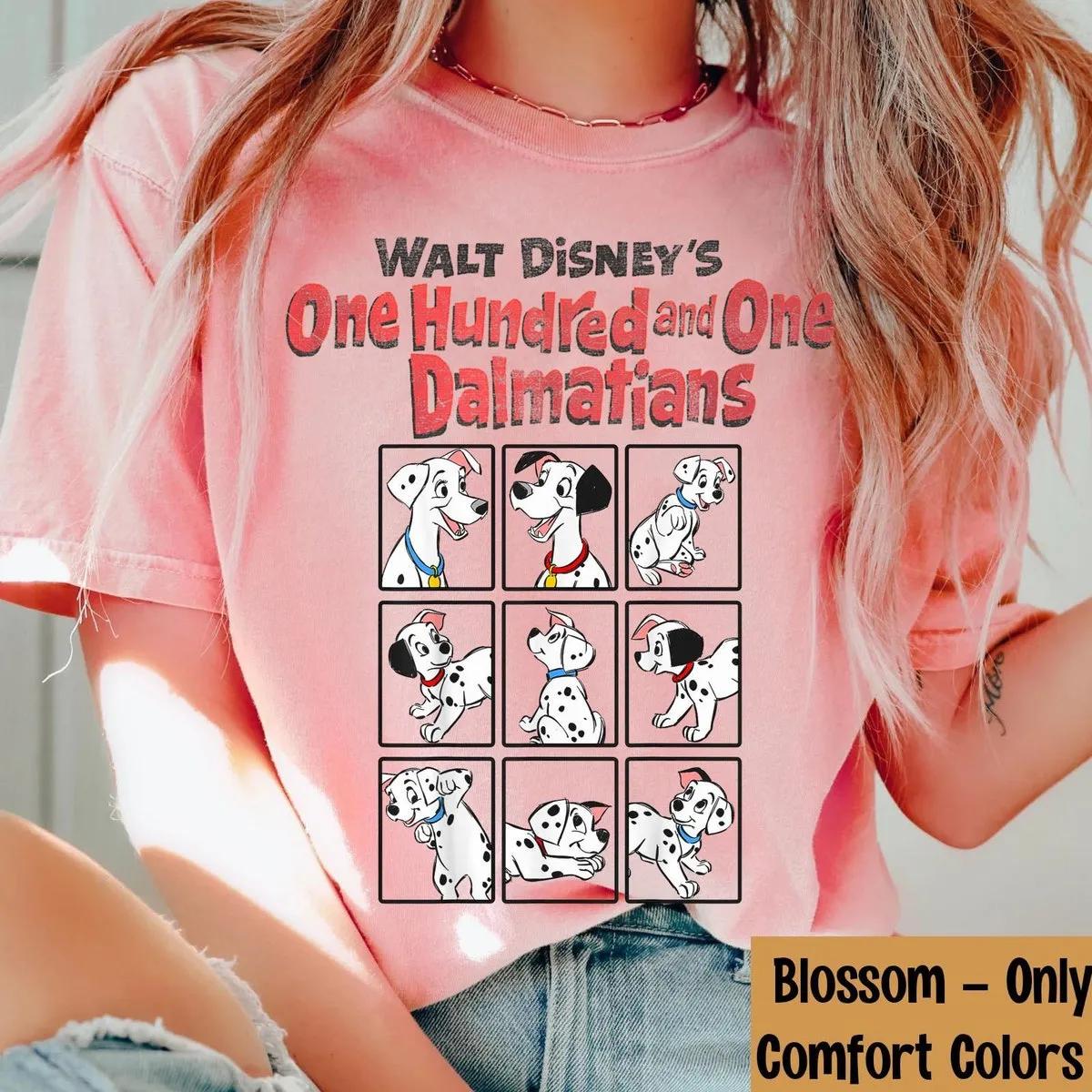 101 Dalmatians Puppy Group Shot Portrait Boxes Shirt 4