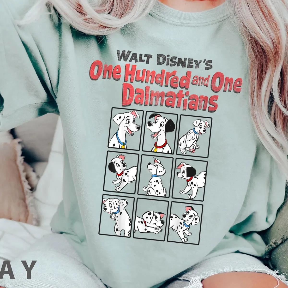 101 Dalmatians Puppy Group Shot Portrait Boxes Shirt 5