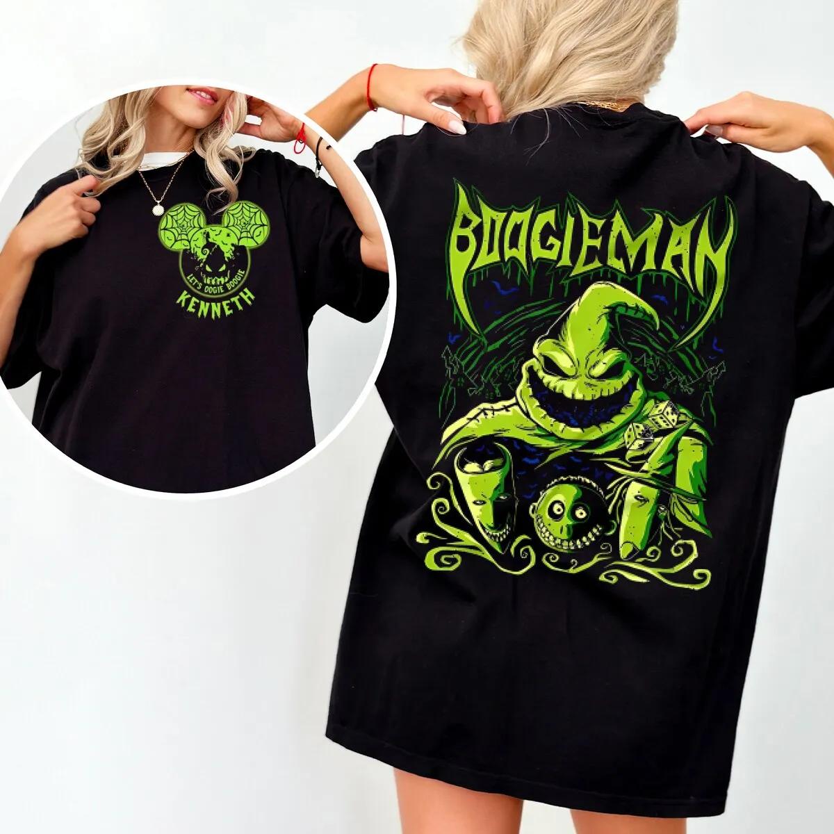 2 Sided Custom Disney Halloween LetS Oogie Boogie Shirt 1