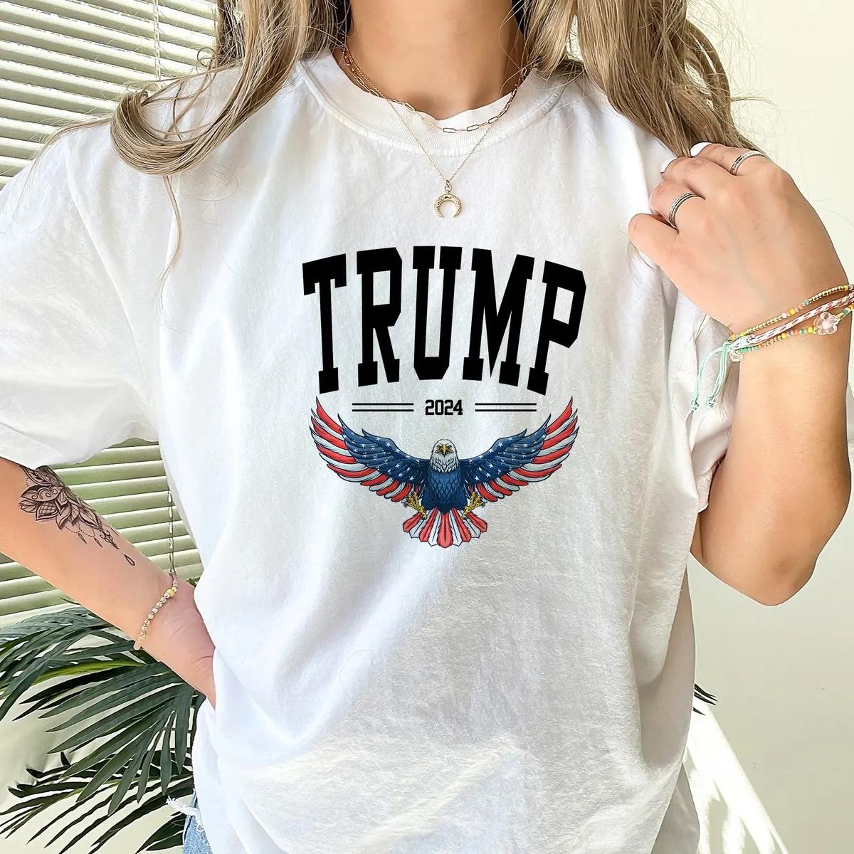 2024 Trump USA Flag Eagle Shirt 1 1