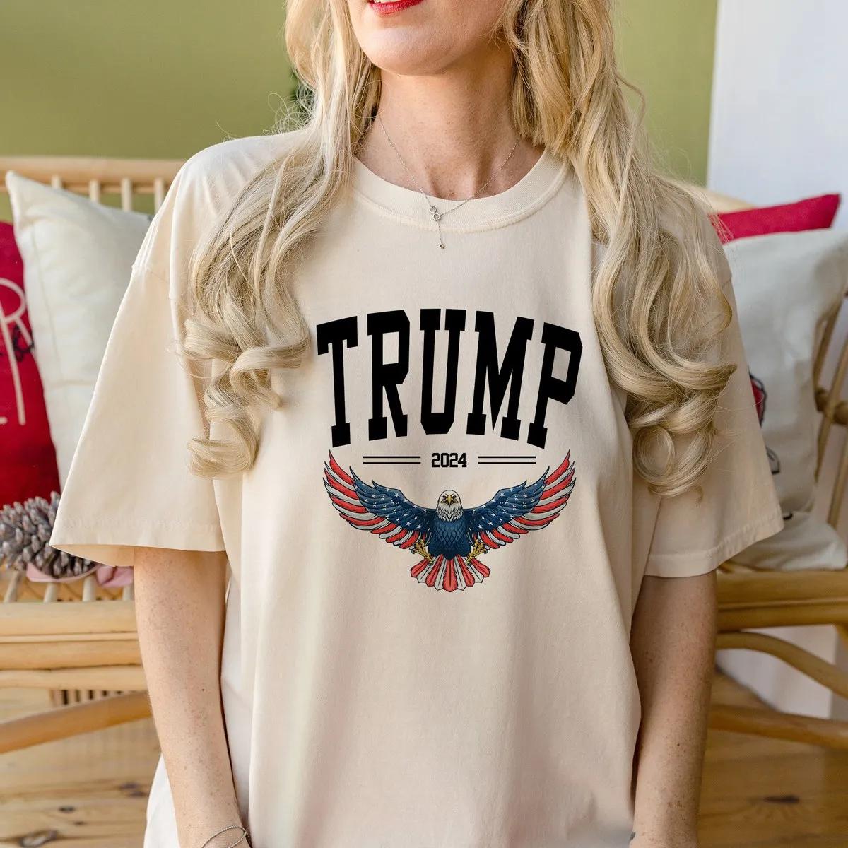 2024 Trump USA Flag Eagle Shirt 2 1