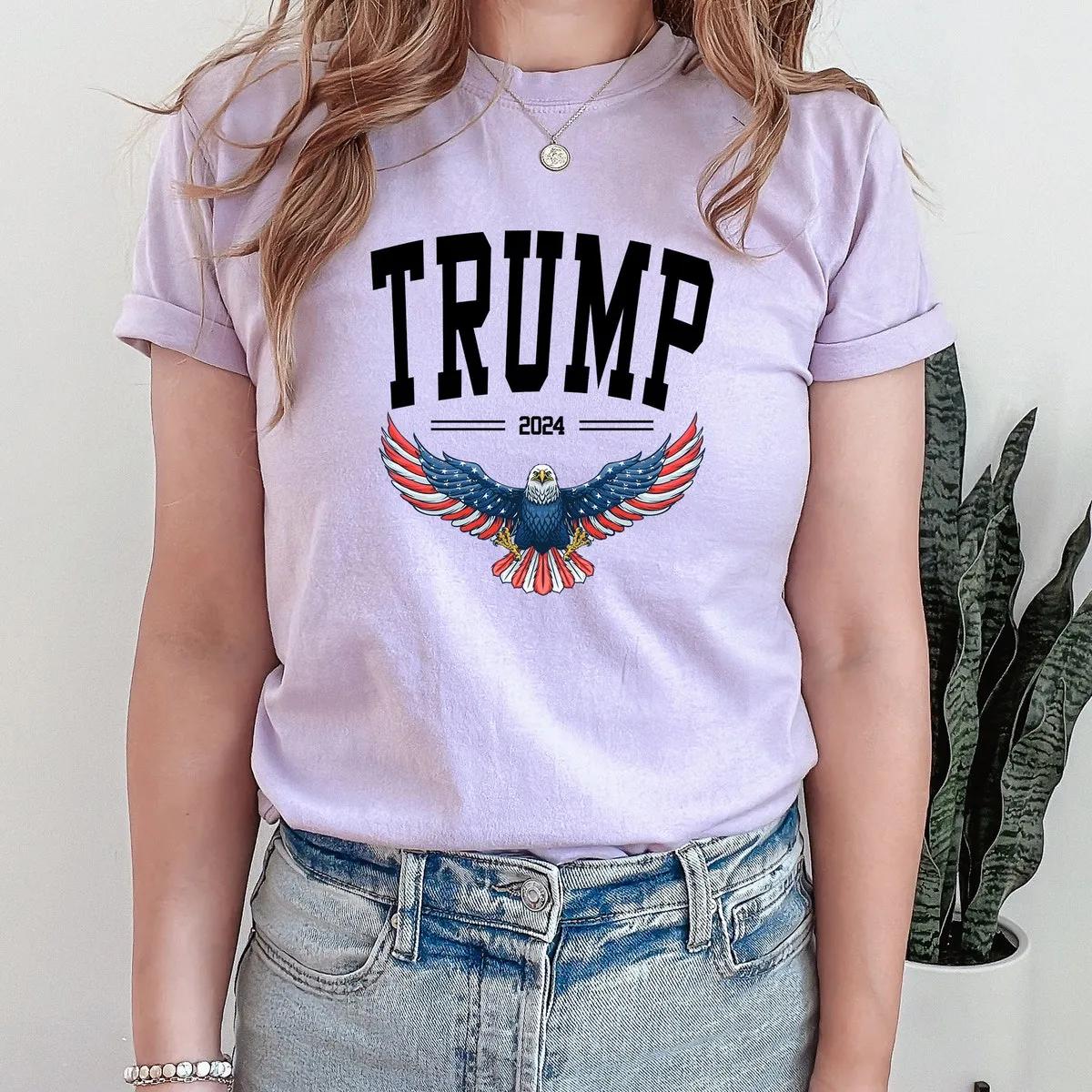 2024 Trump USA Flag Eagle Shirt 3 1