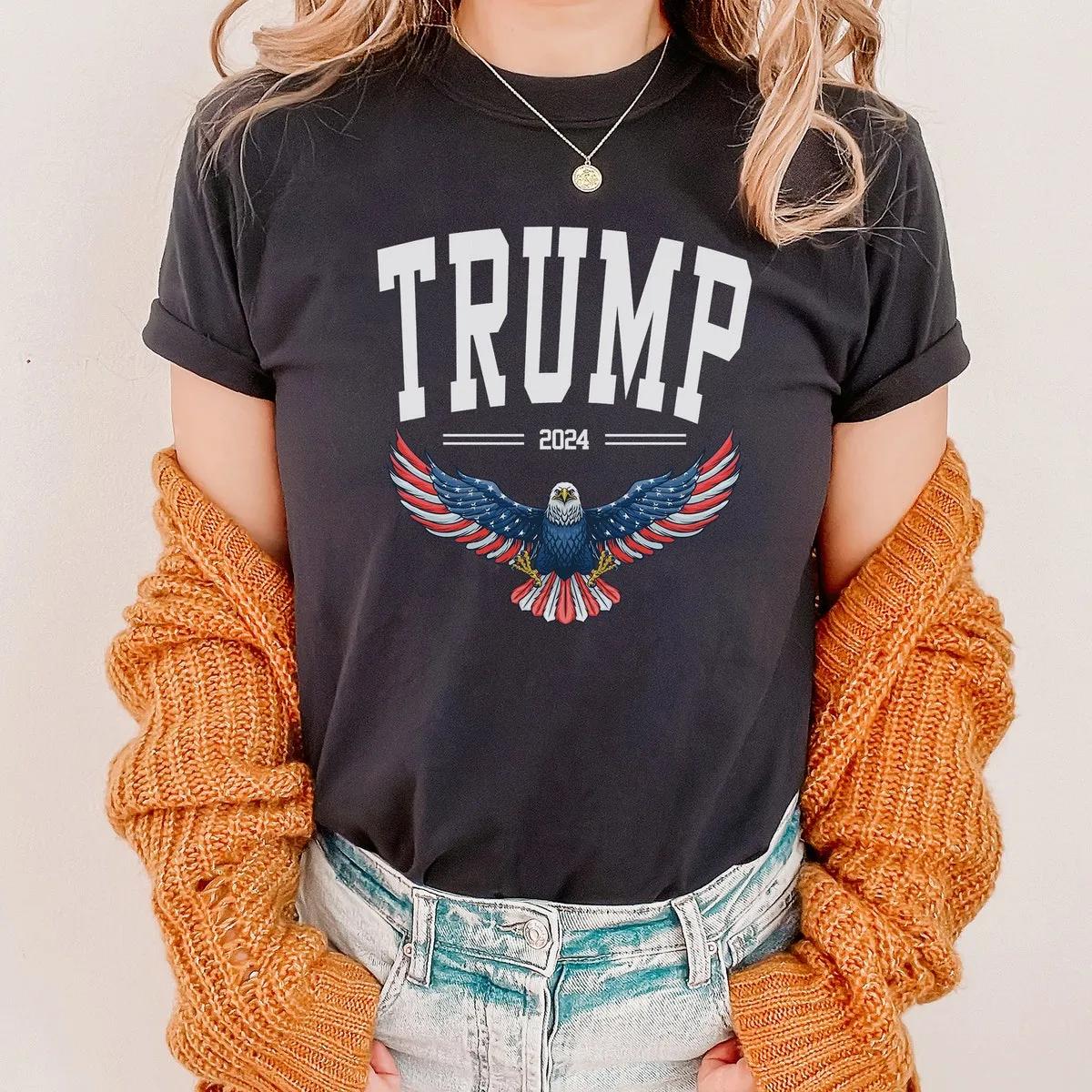 2024 Trump USA Flag Eagle Shirt 5 1