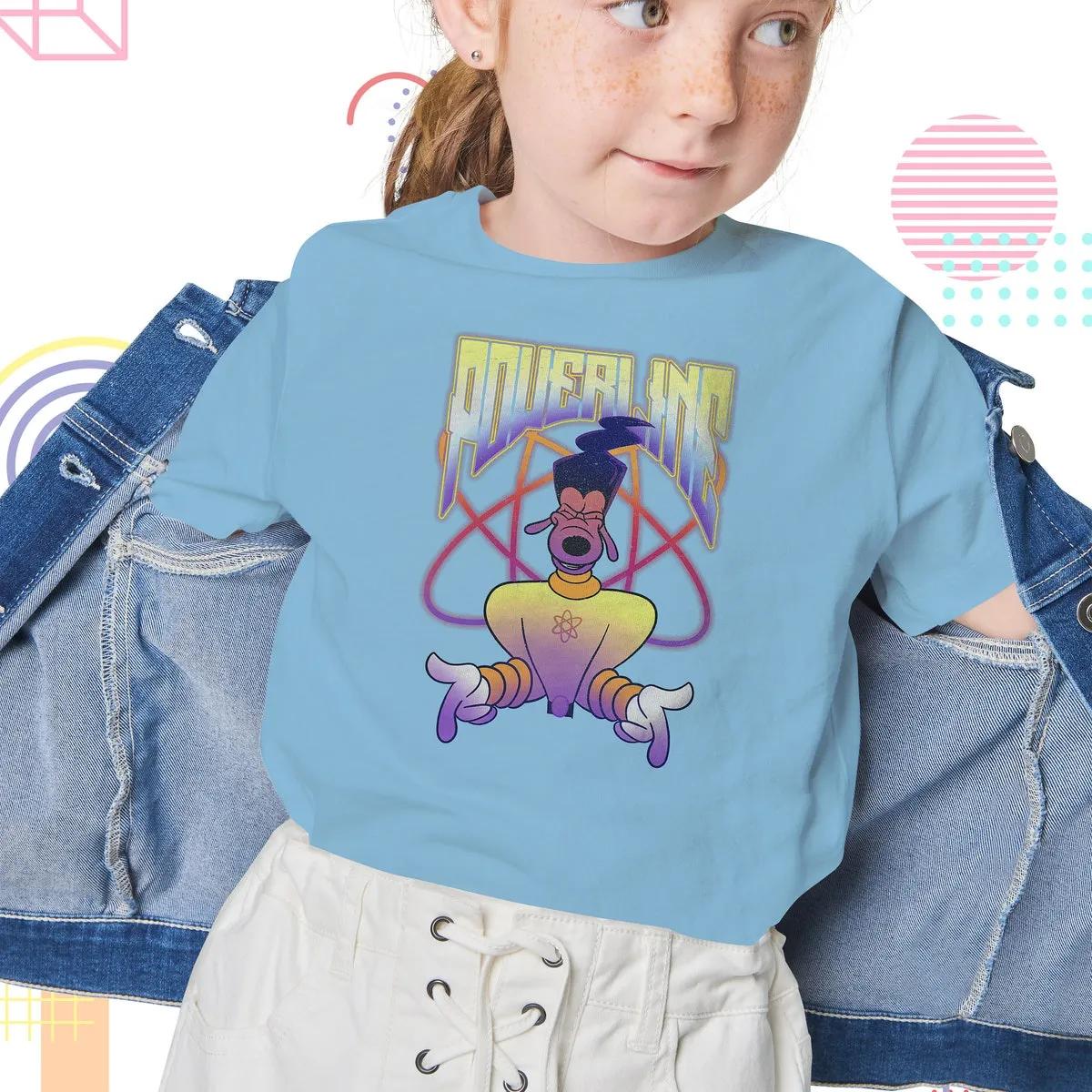 A Goofy Movie Powerline Logo Portrait Shirt 3