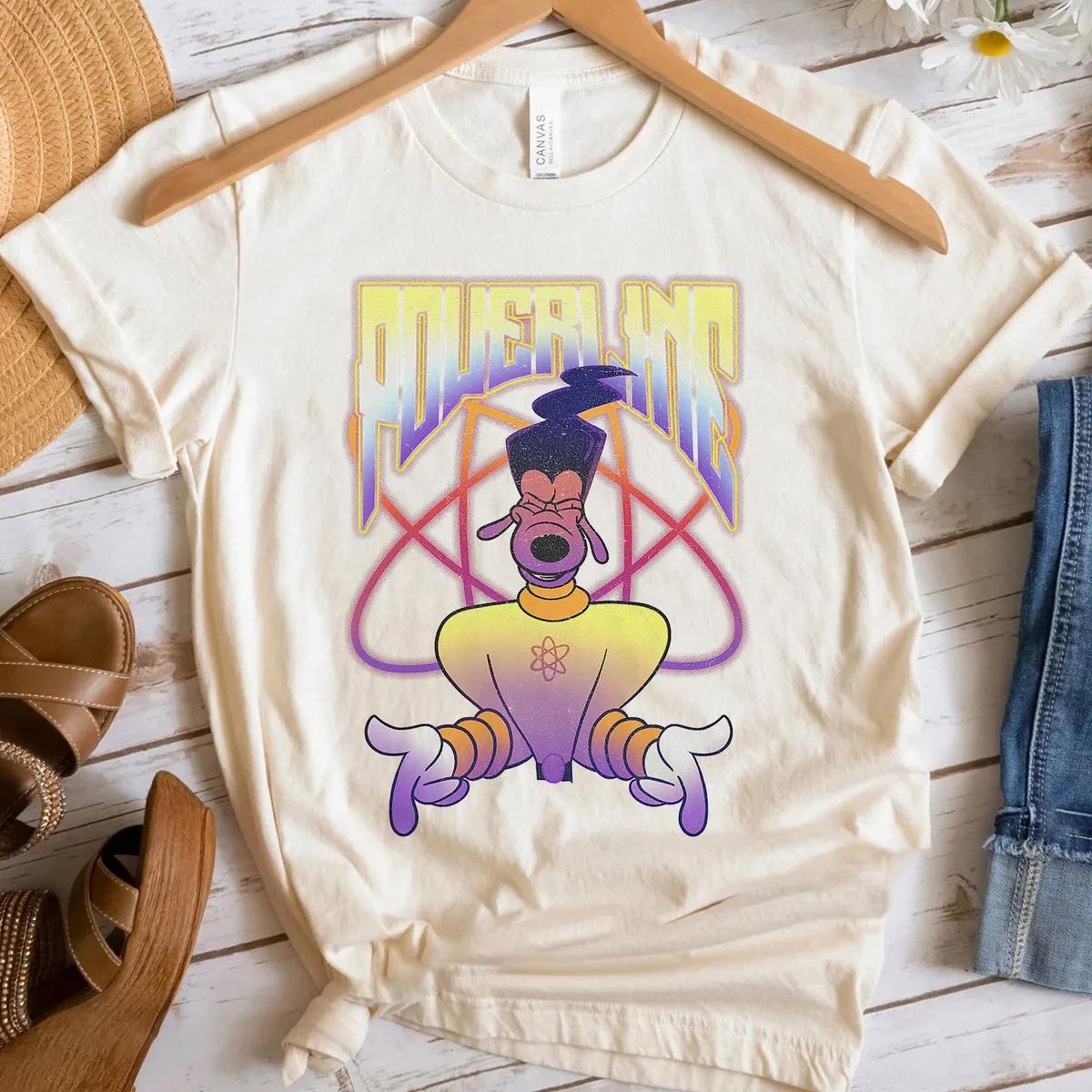 A Goofy Movie Powerline Logo Portrait Shirt 4