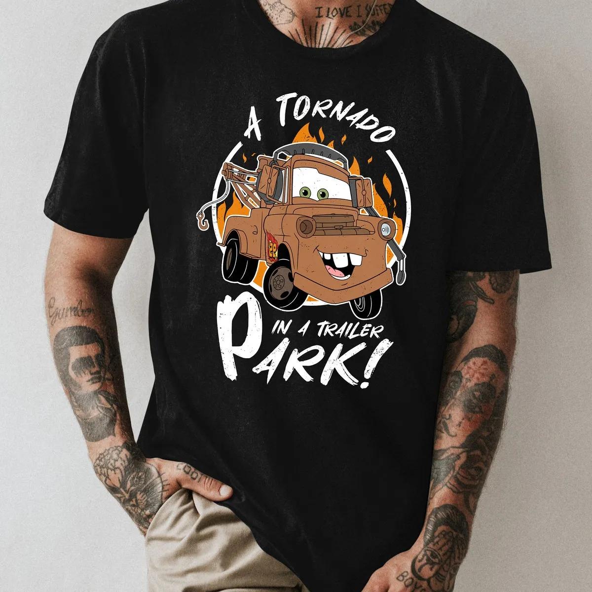 A Tornado in A Trailer Park Tow Mater Cars Shirt 2 1