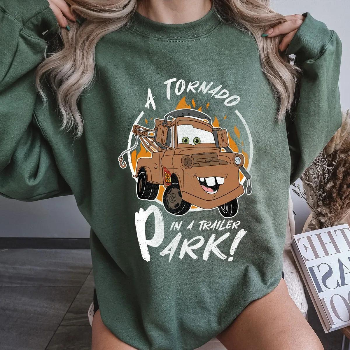 A Tornado in A Trailer Park Tow Mater Cars Shirt 5 1