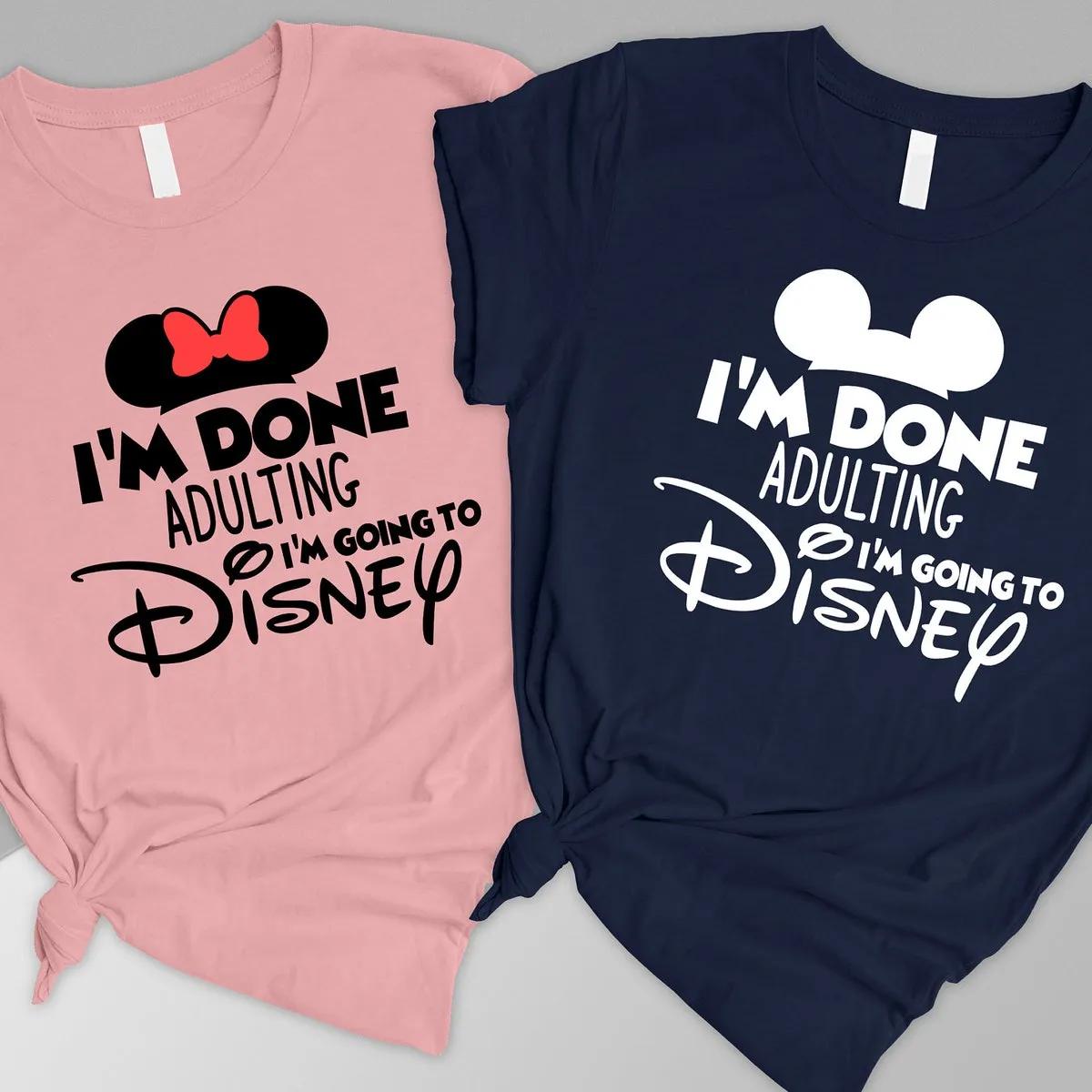 Adult Disneyworld Shirt Disneyland Trip Tee 2 1