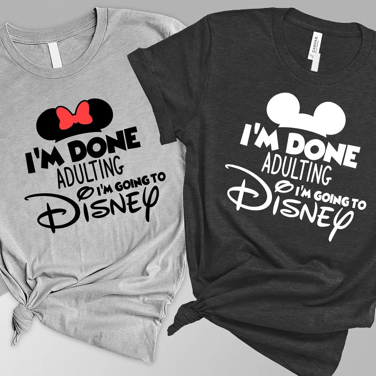 Adult Disneyworld Shirt Disneyland Trip Tee 4 1