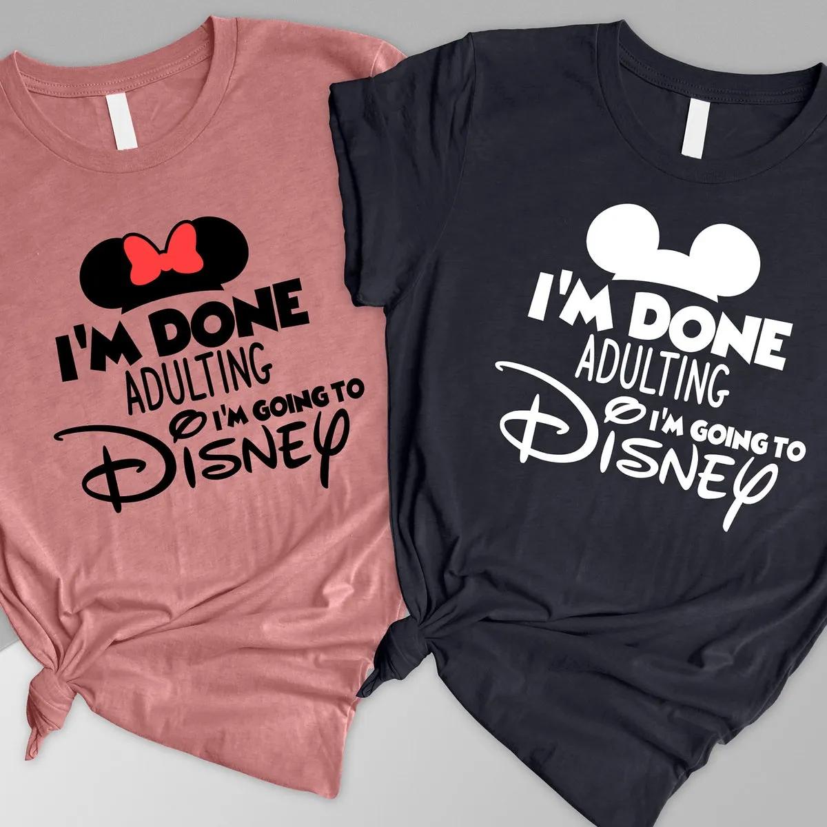 Adult Disneyworld Shirt Disneyland Trip Tee 5 1