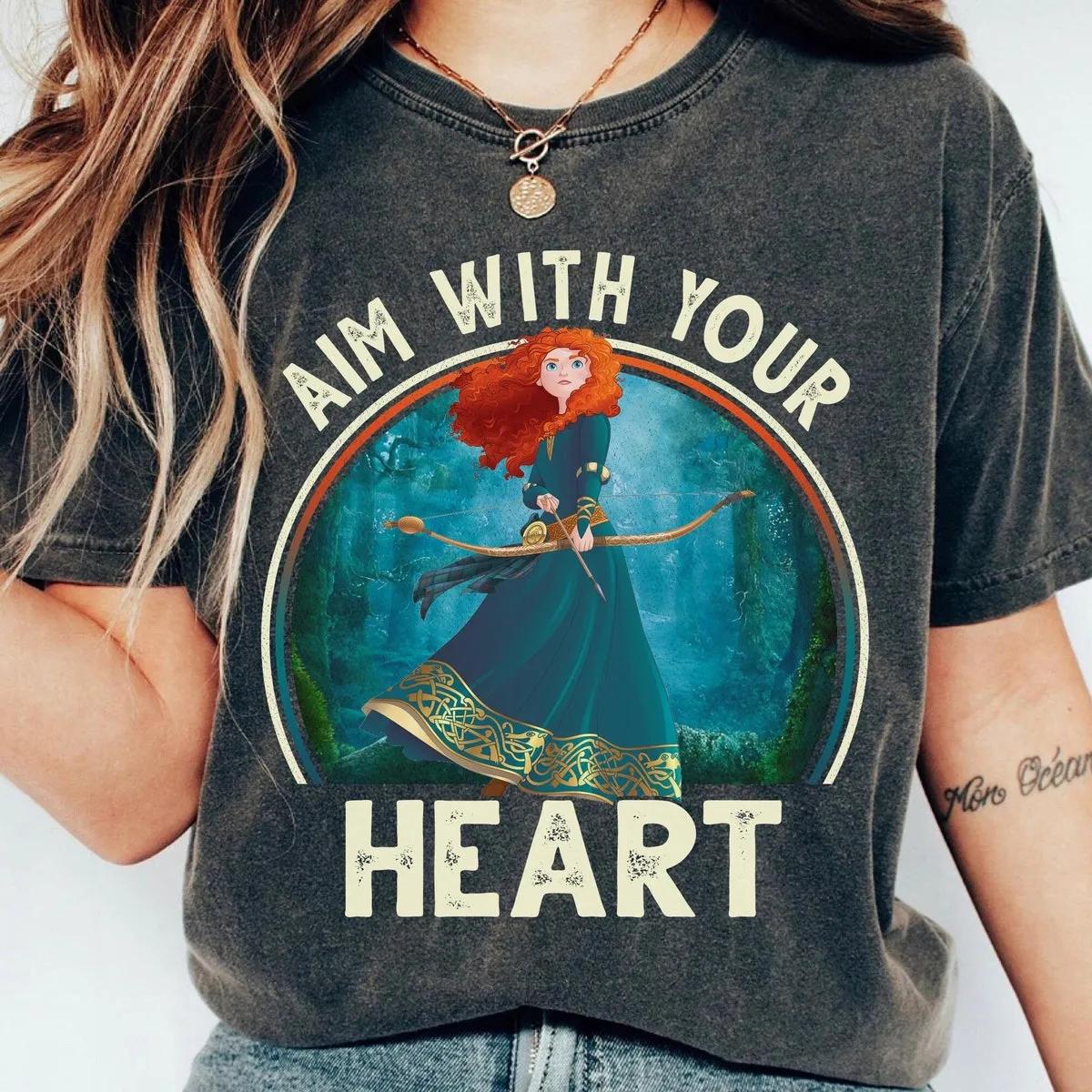 Aim With Your Heart Disney Brave Merida Shirt 1 1