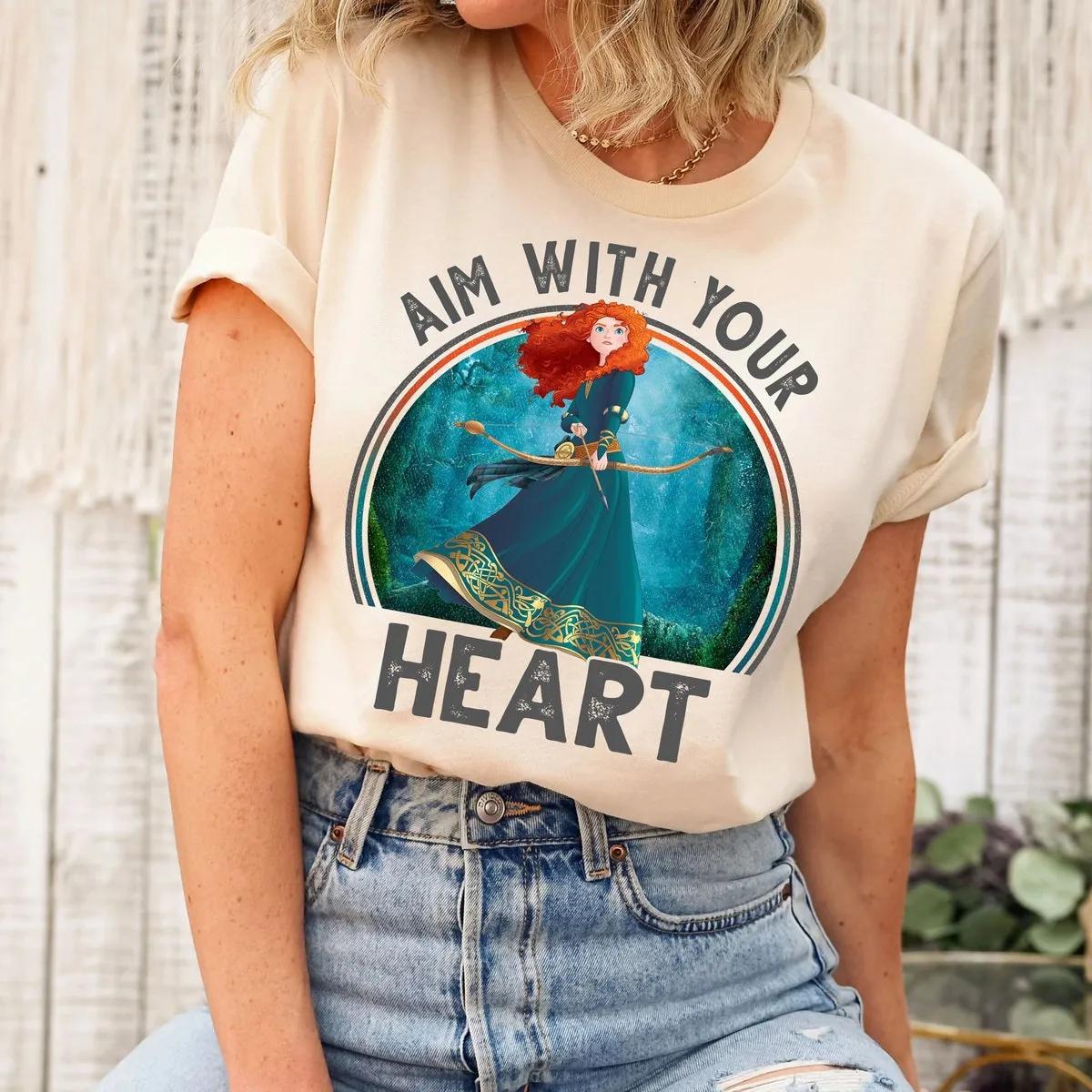 Aim With Your Heart Disney Brave Merida Shirt 2 1