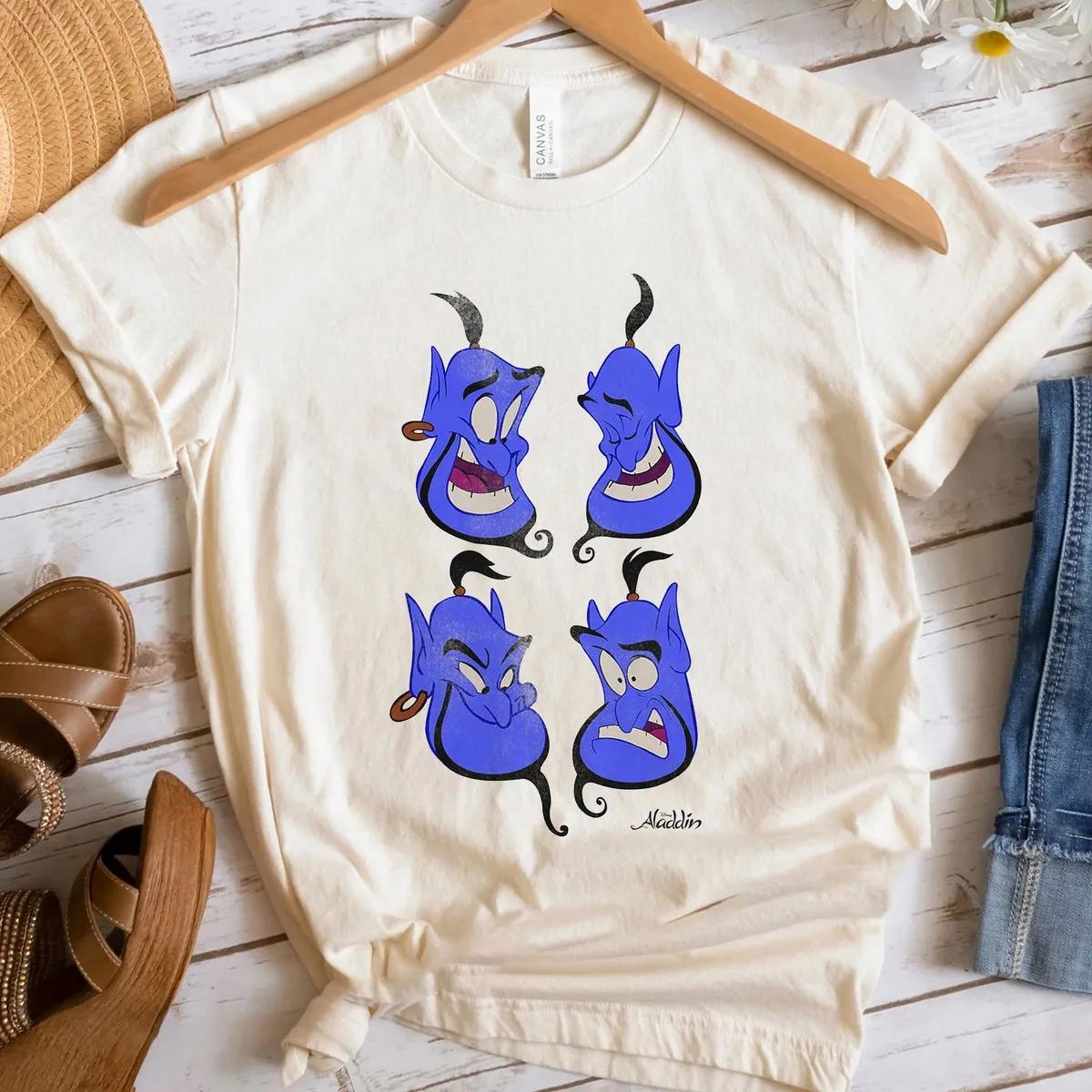 Aladdin Genie Expressions Graphic Shirt 2 1