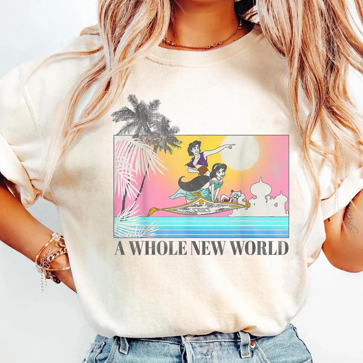 Aladdin Jasmine Flying Carpet A Whole New World Shirt 1