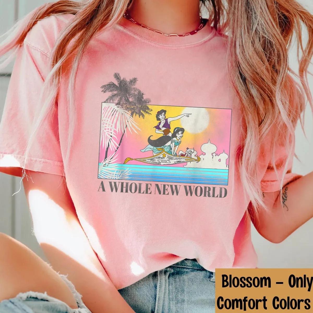 Aladdin Jasmine Flying Carpet A Whole New World Shirt 3