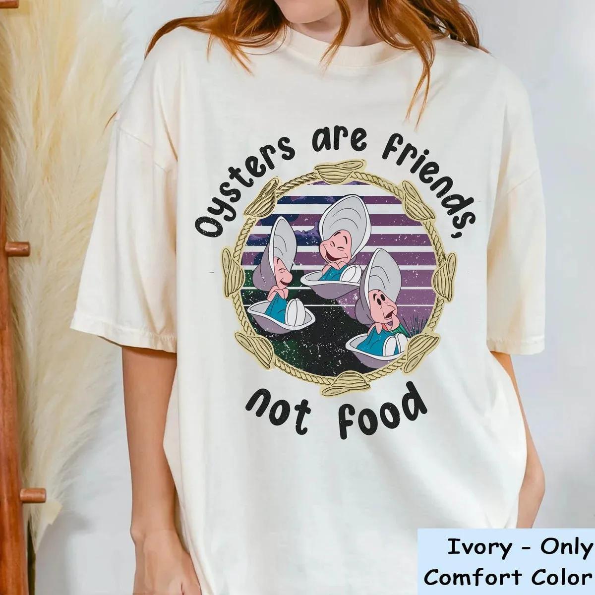 Alice In Wonderland Baby Mussel Oyster Oyster Is Not Food Shirt 2