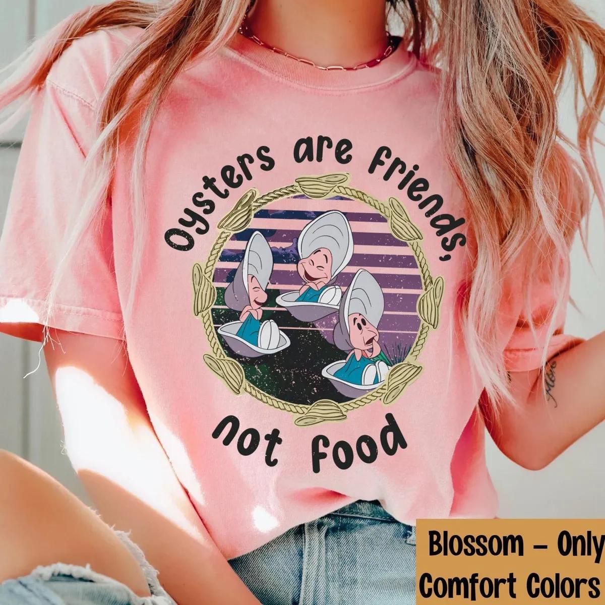 Alice In Wonderland Baby Mussel Oyster Oyster Is Not Food Shirt 3