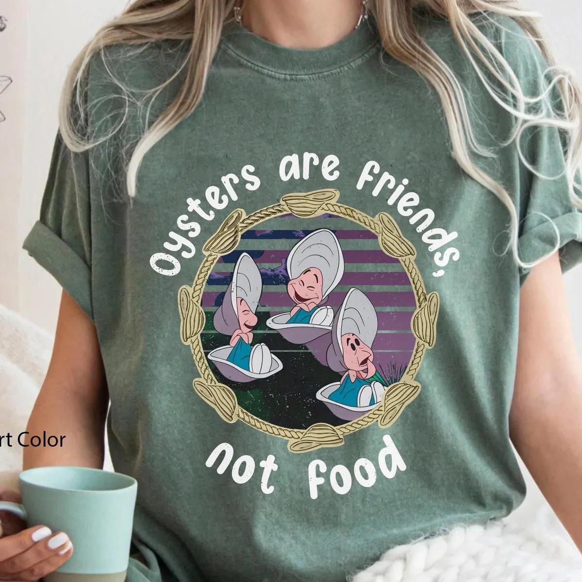 Alice In Wonderland Baby Mussel Oyster Oyster Is Not Food Shirt 4