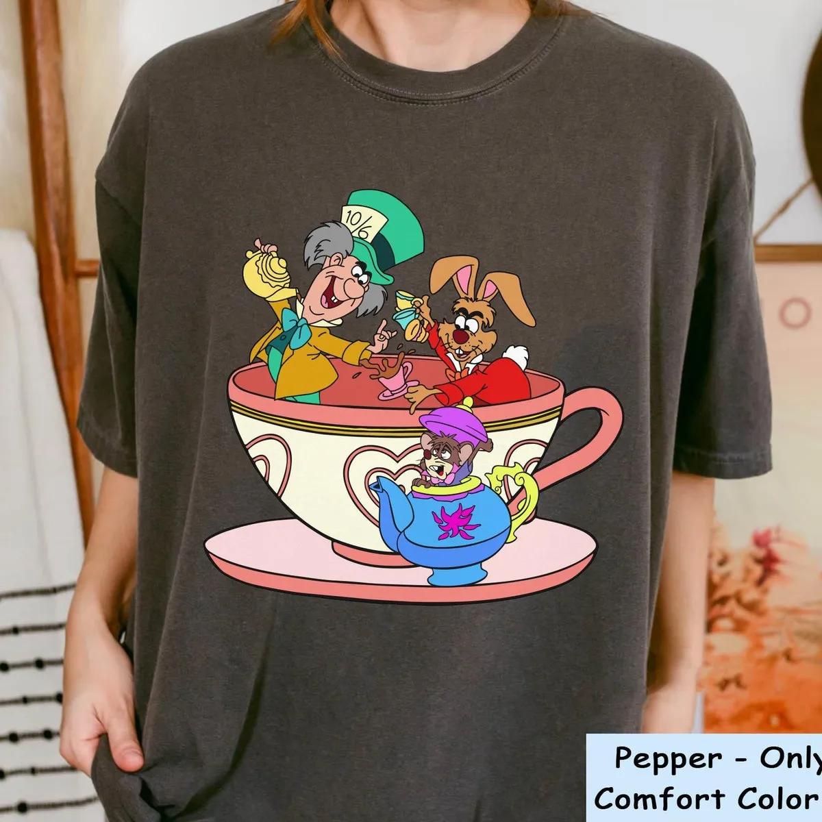 Alice In Wonderland Tea Cup Party Shirt 3