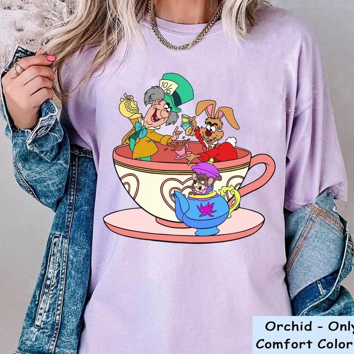 Alice In Wonderland Tea Cup Party Shirt 4