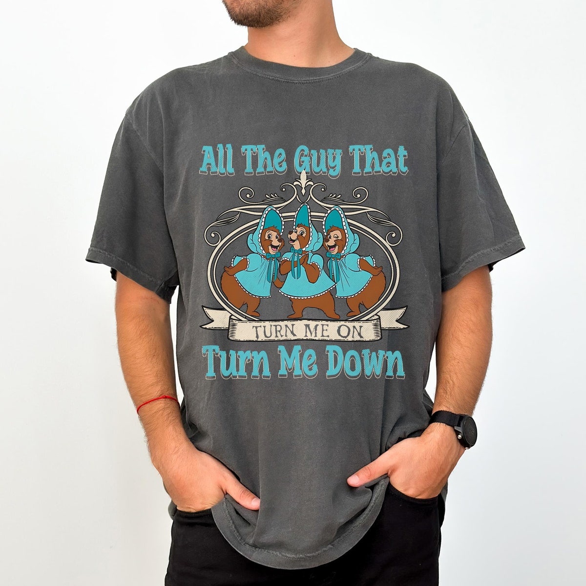 All The Guy That Turn Me On Retro Turn Me Down Country Bear Jamboree Shirt 3 1