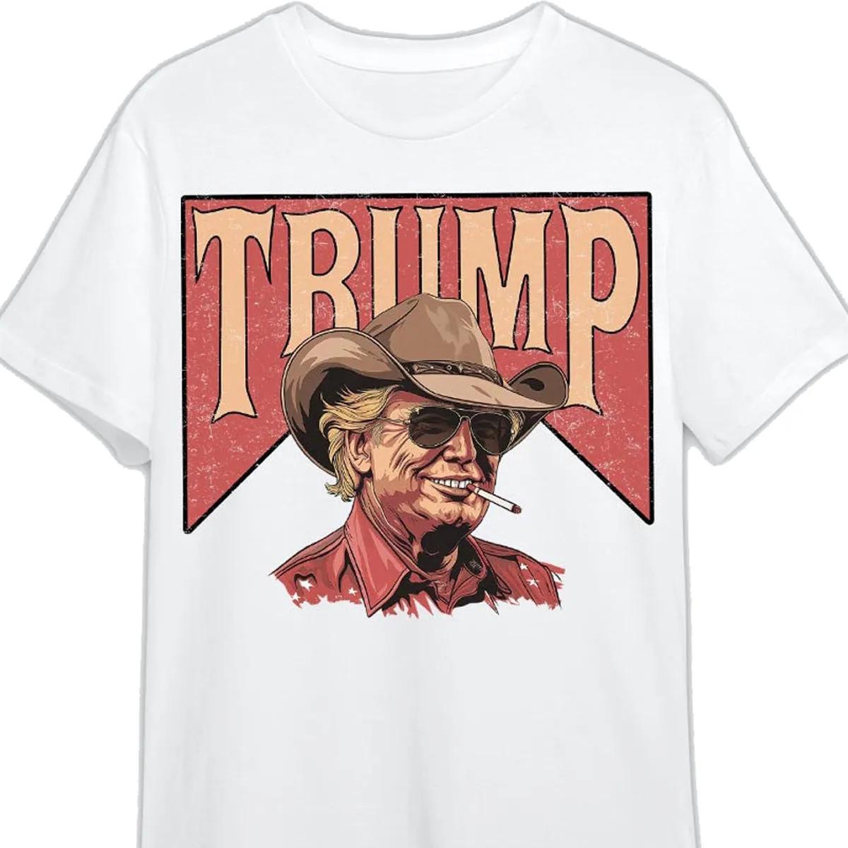 Amare Box Trump Cowboy Shirt 2 1