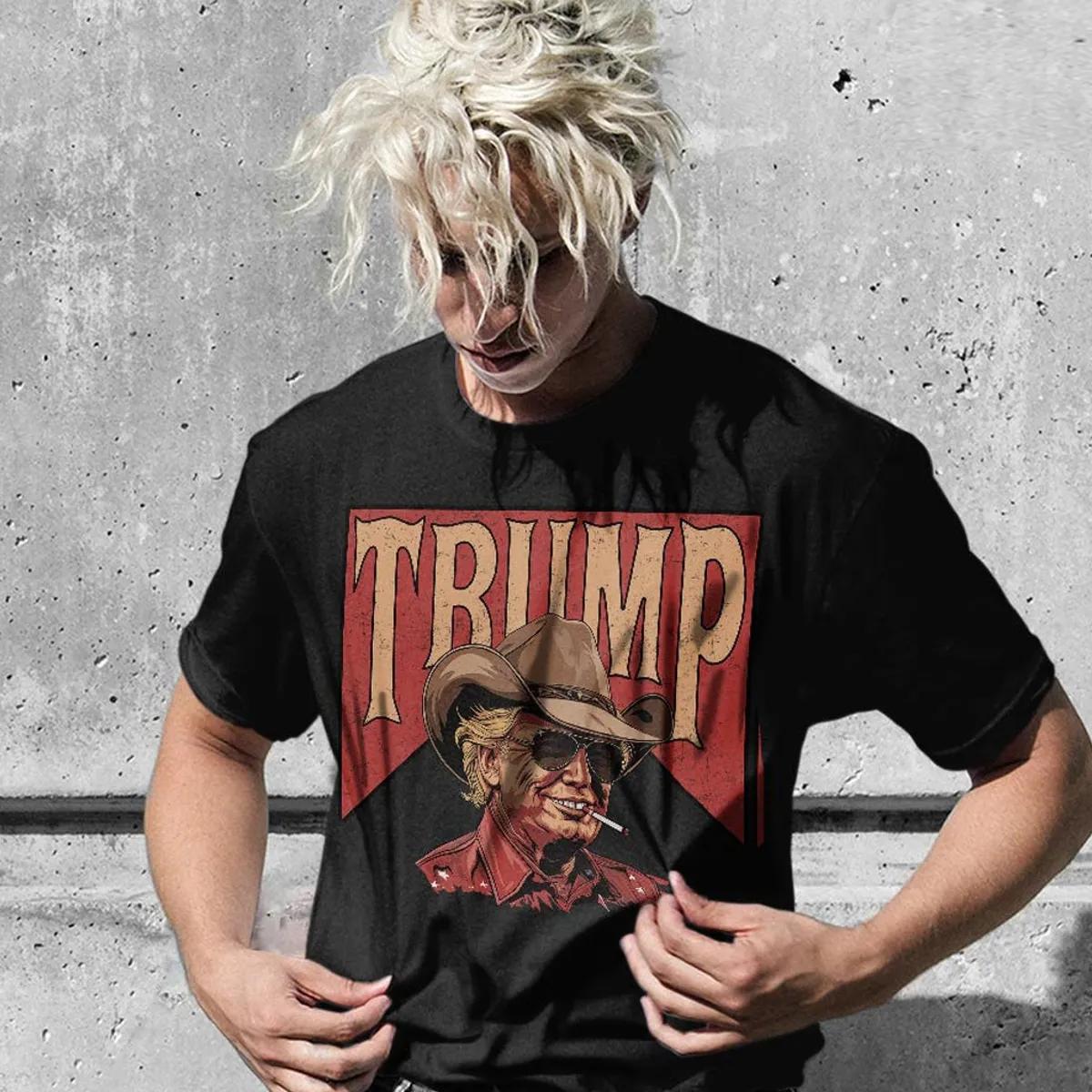 Amare Box Trump Cowboy Shirt 3 1