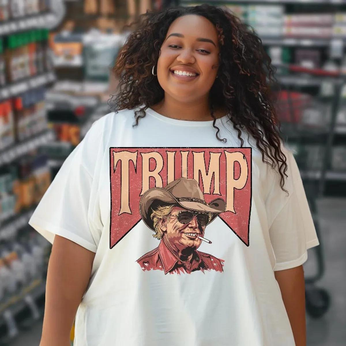 Amare Box Trump Cowboy Shirt 5 1