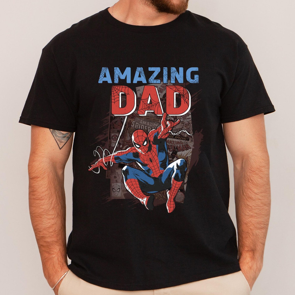 Amazing Dad Shirt Spider Man Tee 2