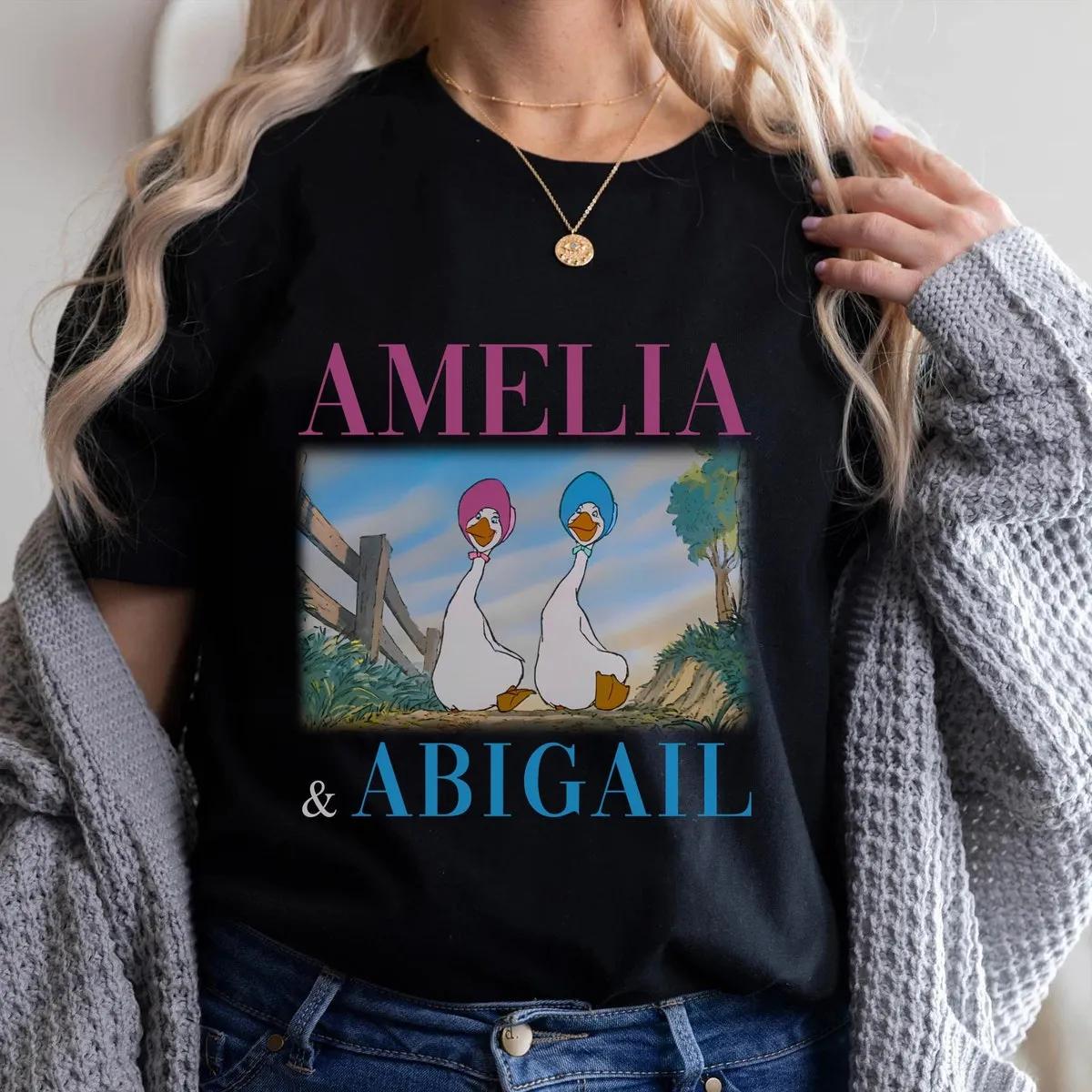 Amelia And Abigail The Aristocats 1970 Shirt 1