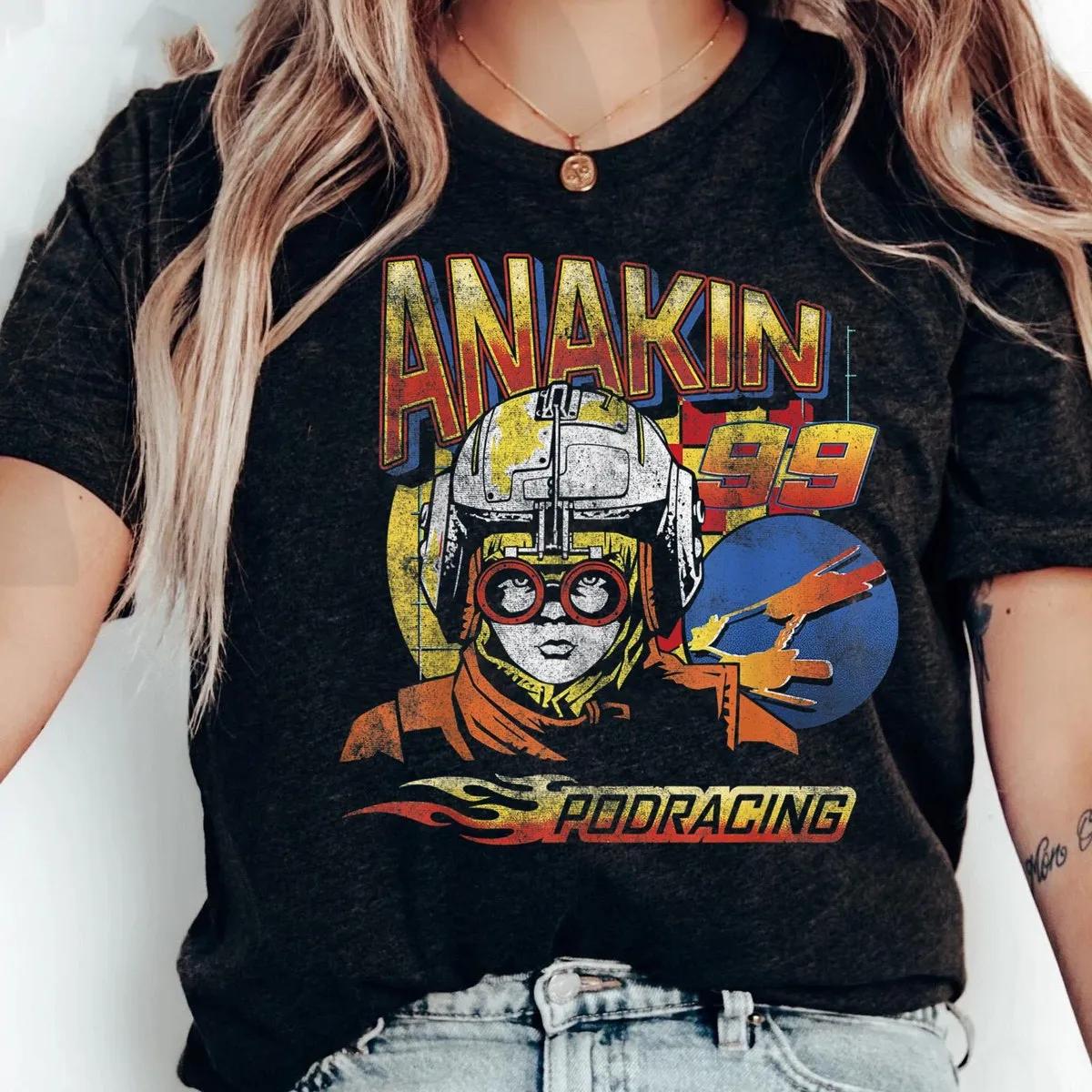 Anakin 99 Podracing Portrait Star Wars Shirt 1