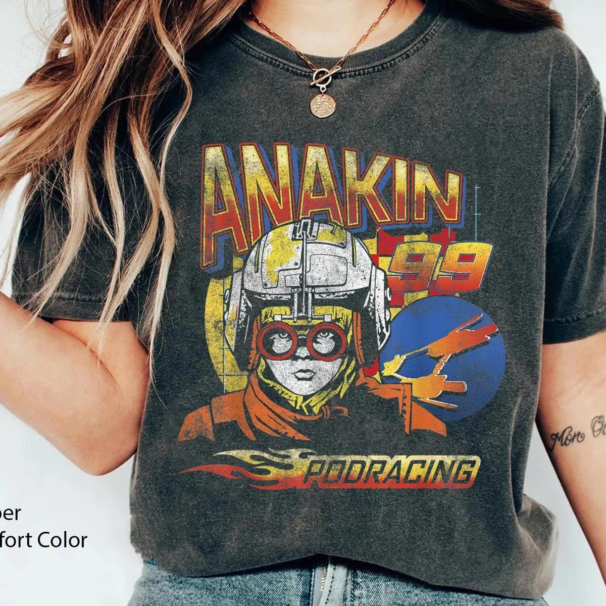 Anakin 99 Podracing Portrait Star Wars Shirt 2