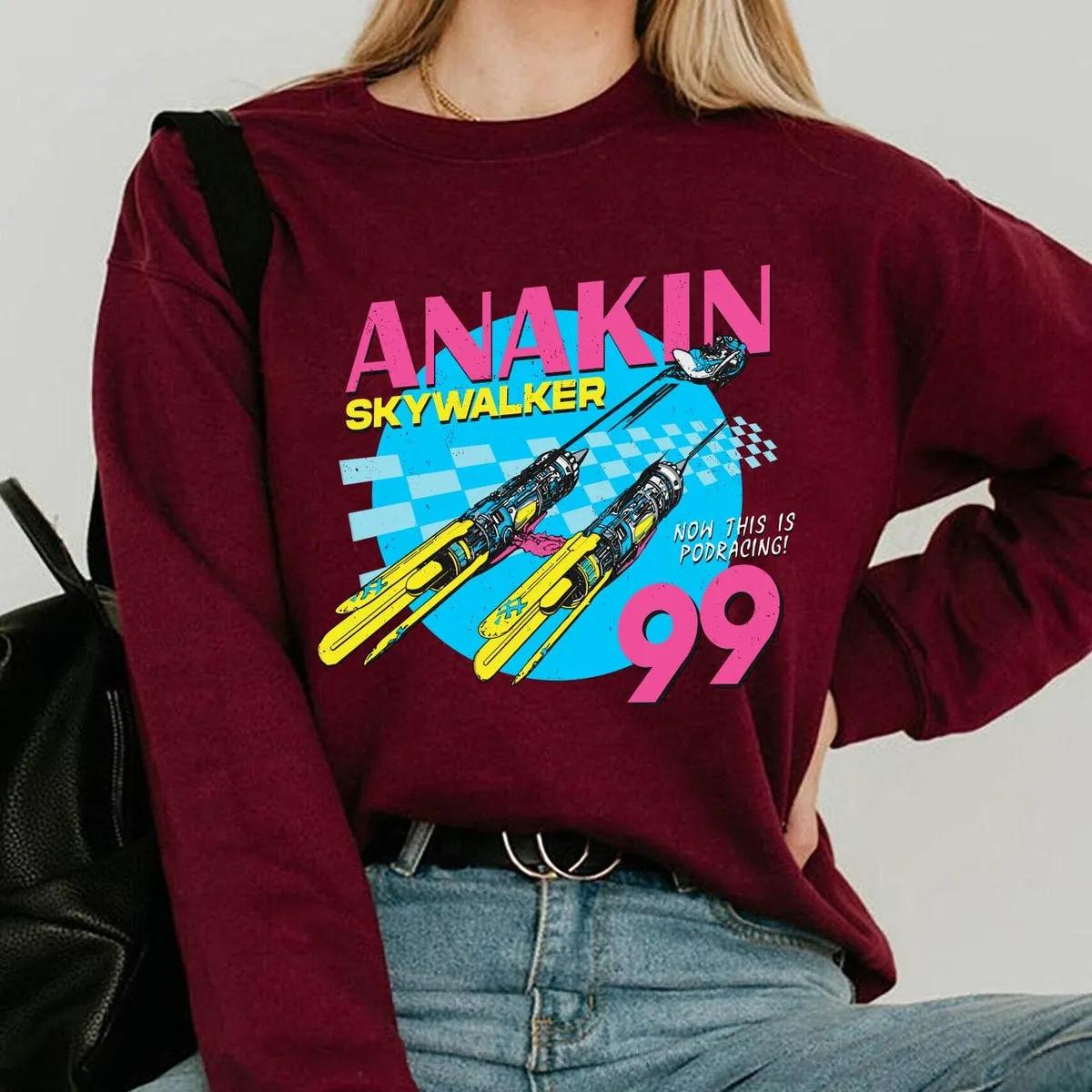 Anakin Skywalker Podracing On Tatooine Champion Shirt 1