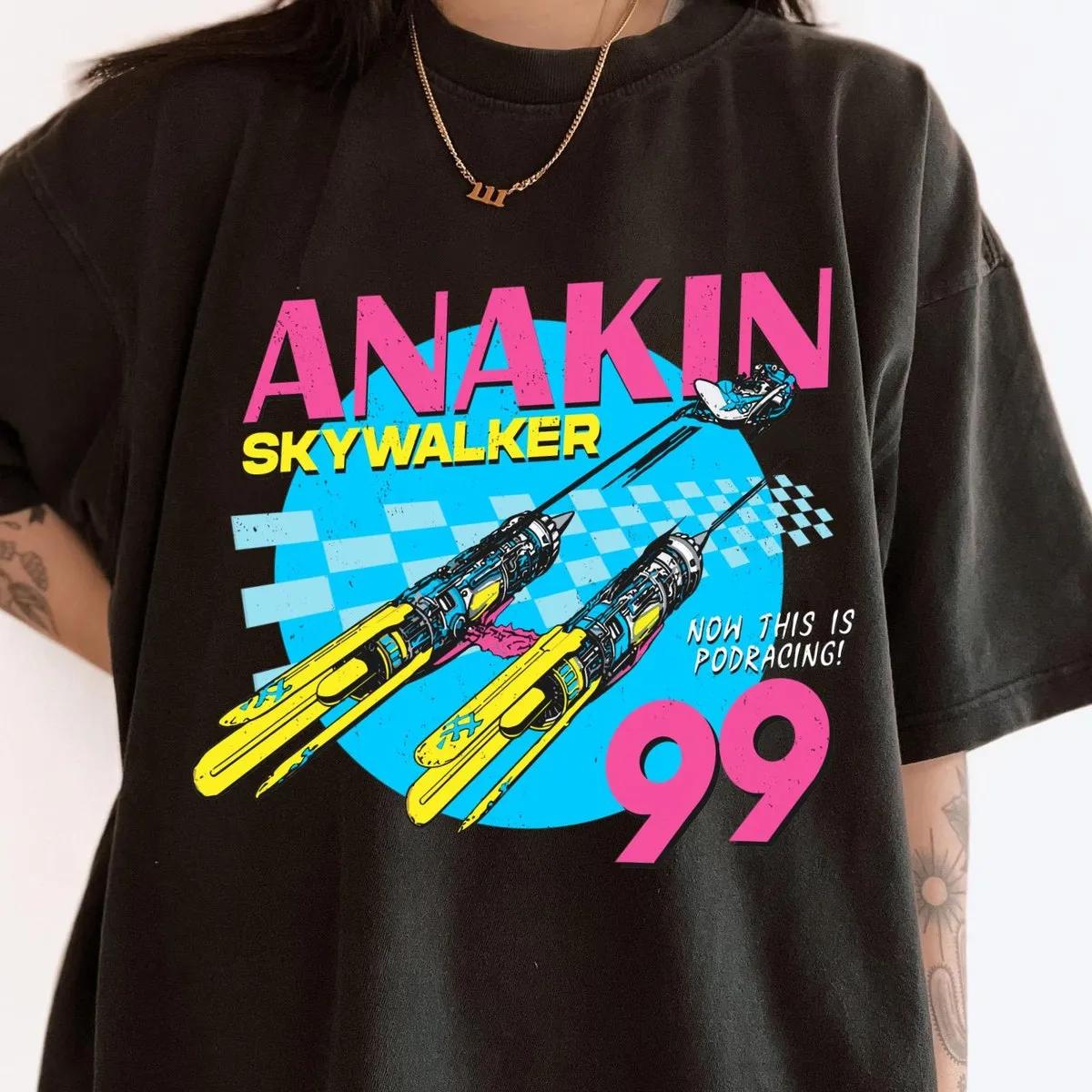 Anakin Skywalker Podracing On Tatooine Champion Shirt 4