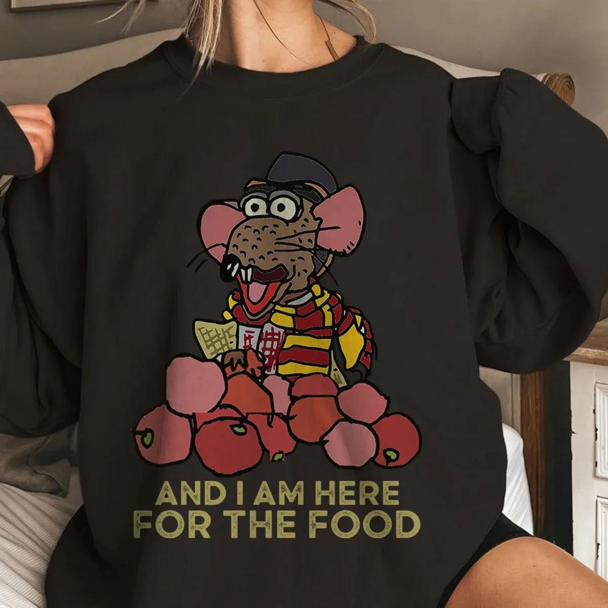 And I Am Here For The Food Rizzo Disney Shirt 2 1