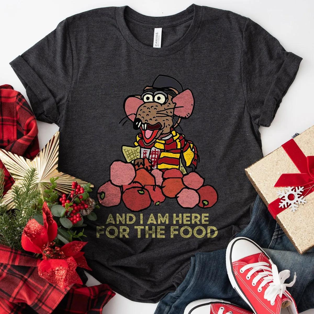 And I Am Here For The Food Rizzo Disney Shirt 3 1