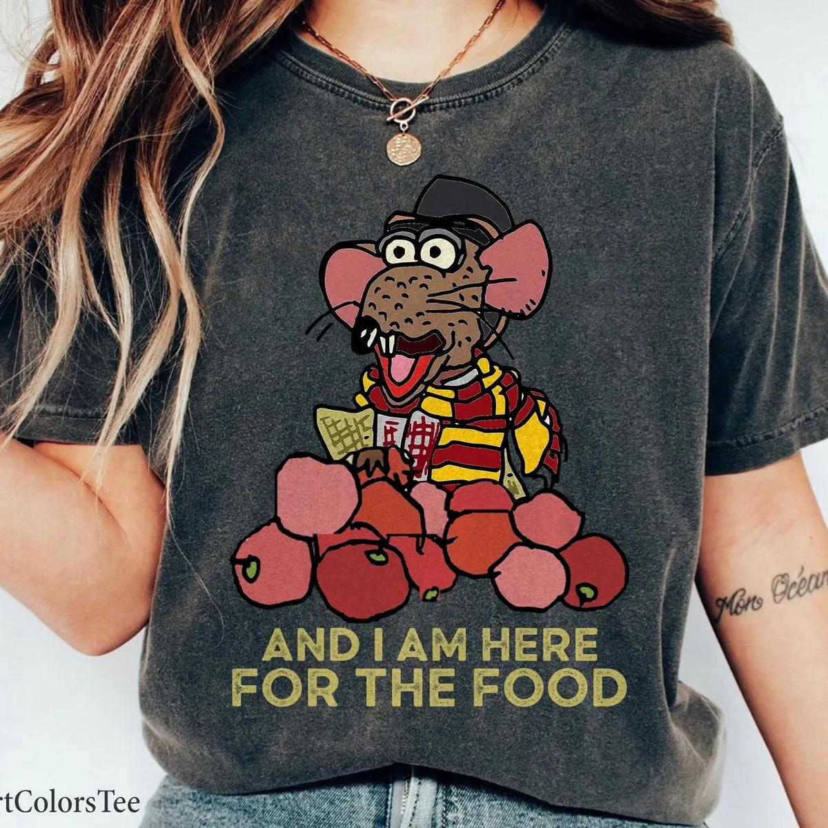 And I Am Here For The Food Rizzo Disney Shirt 5 1