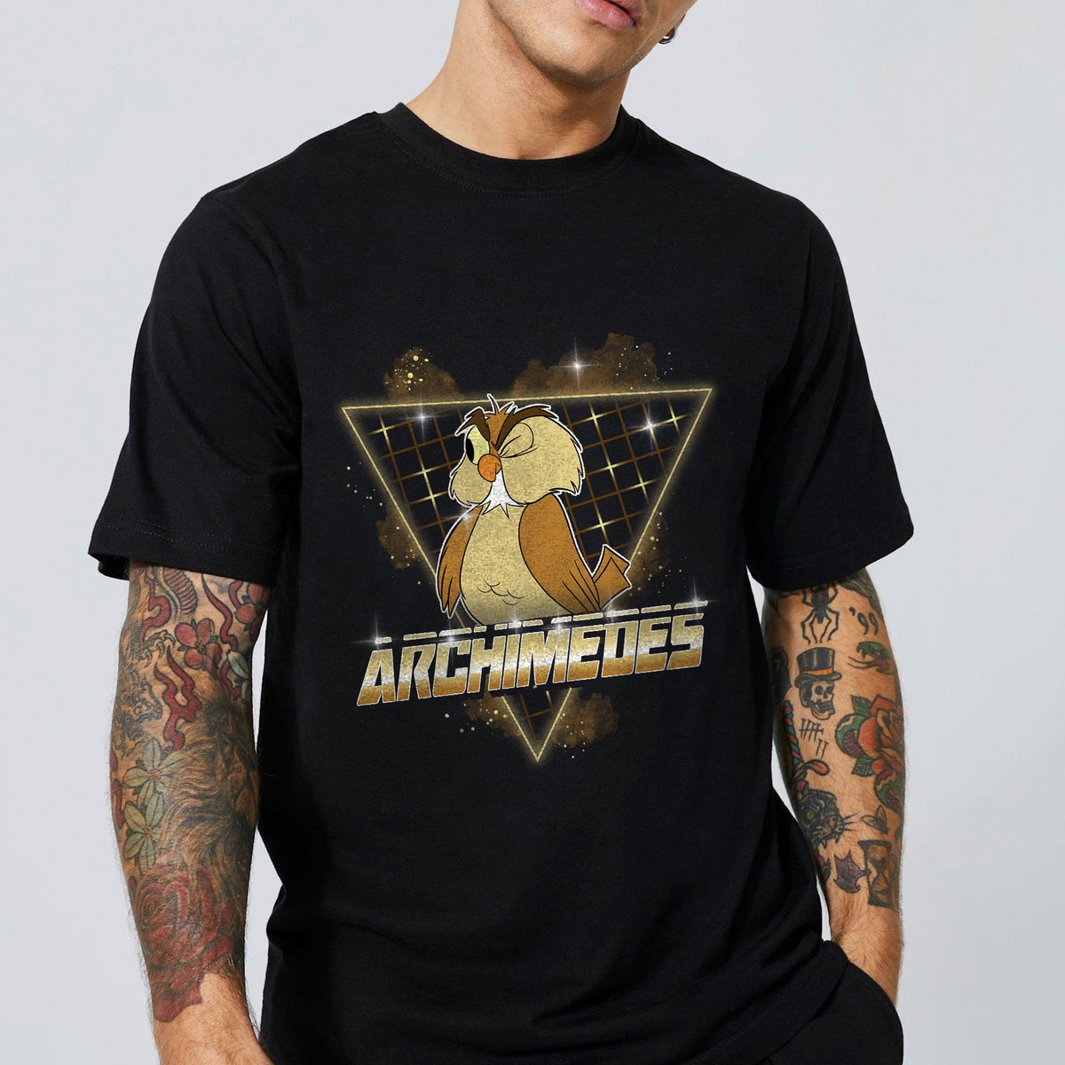 Archimedes 90s Retro The Sword In The Stone Shirt 3 1