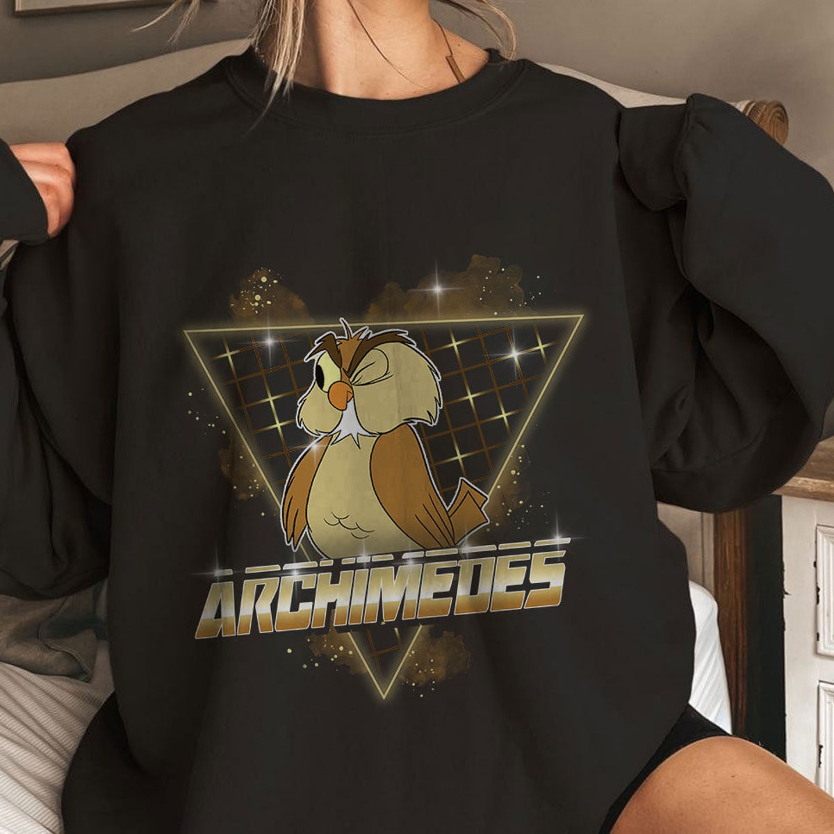 Archimedes 90s Retro The Sword In The Stone Shirt 5 1