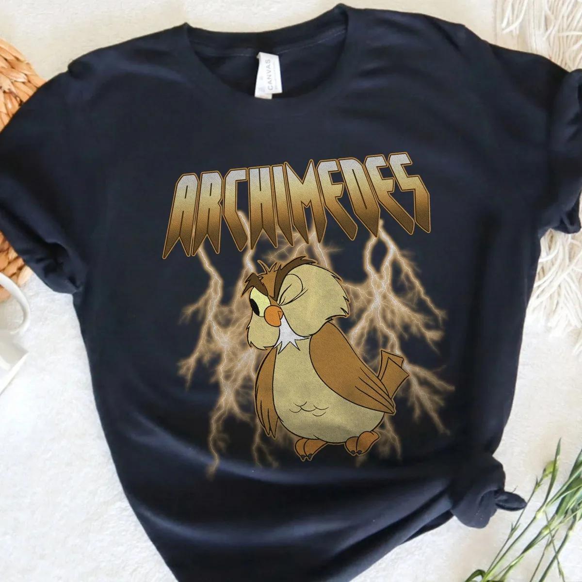 Archimedes The Sword In The Stone Metal Rock Shirt 3 1