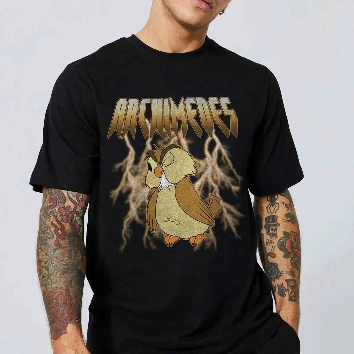 Archimedes The Sword In The Stone Metal Rock Shirt 5 1