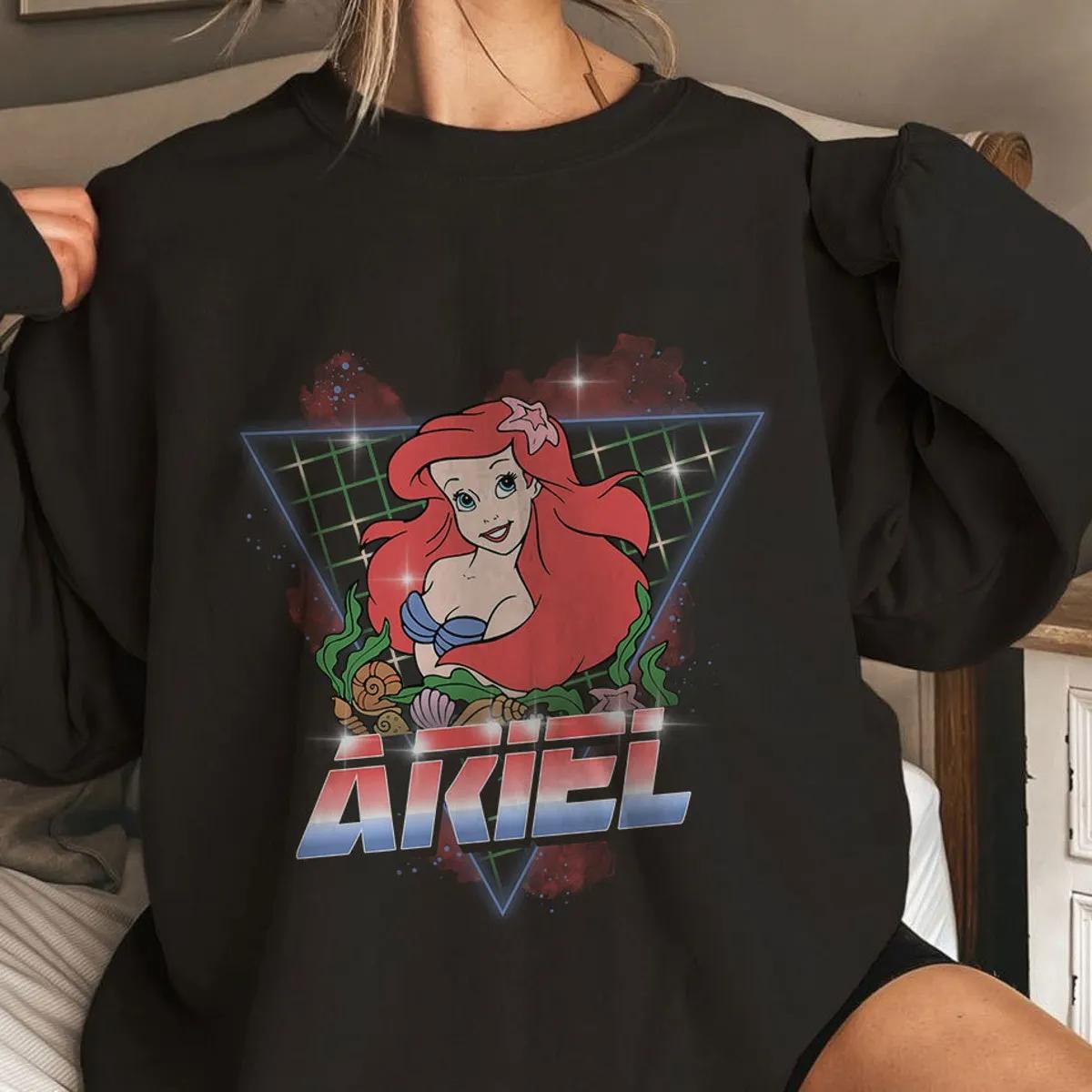 Ariel 90s Retro The Little Mermaid Shirt 2 1