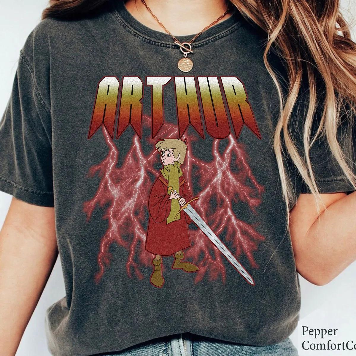 Arthur The Sword In The Stone Metal Rock Shirt 2 1