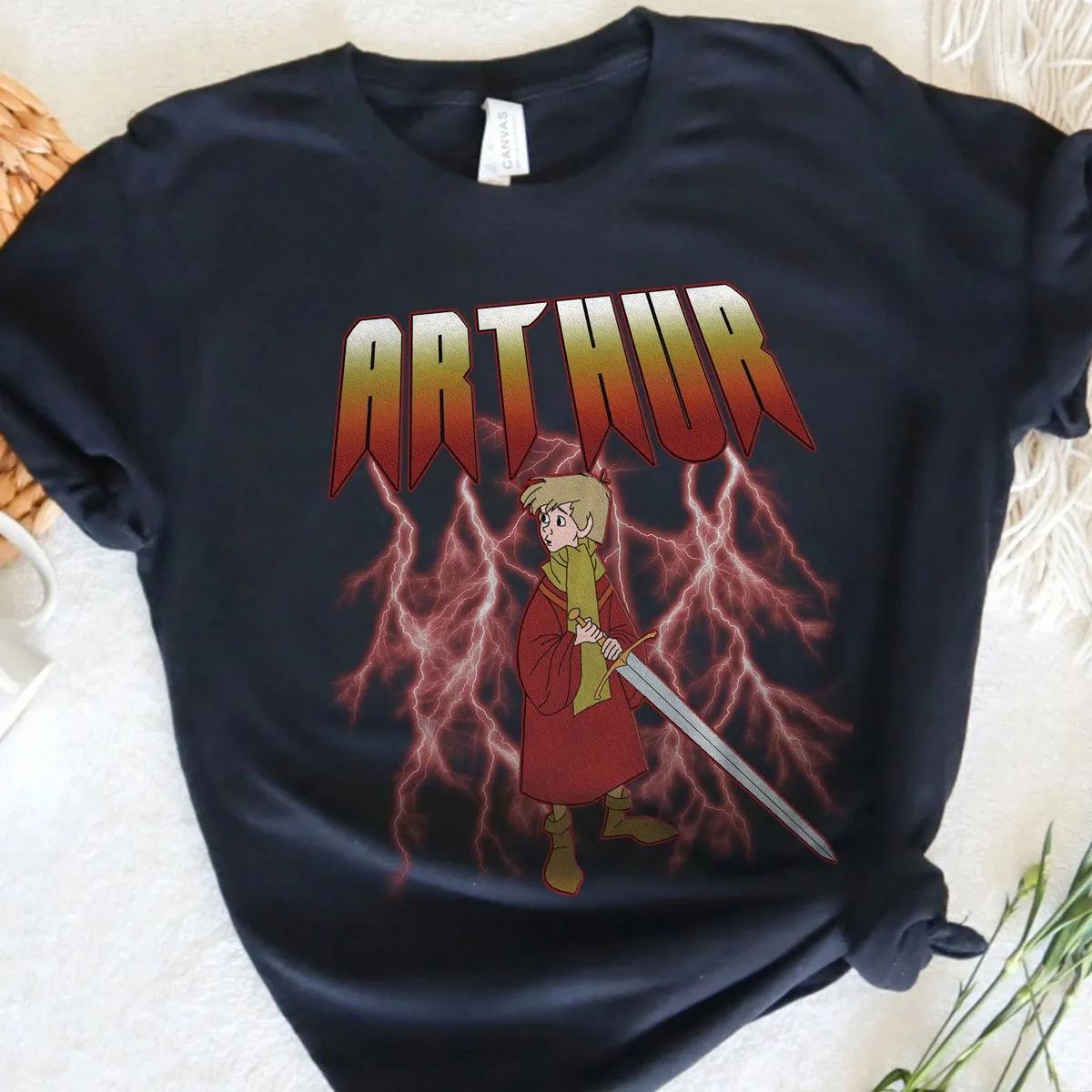 Arthur The Sword In The Stone Metal Rock Shirt 4 1