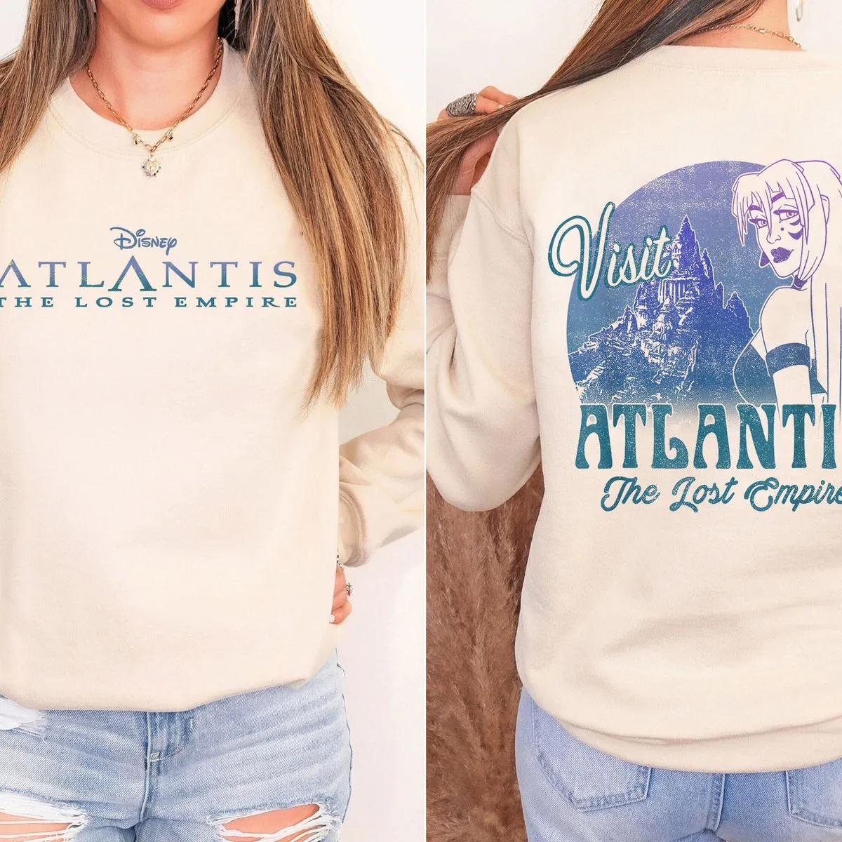 Atlantis The Lost Empire Kida Visit Portrait Double Sided Shirt 1