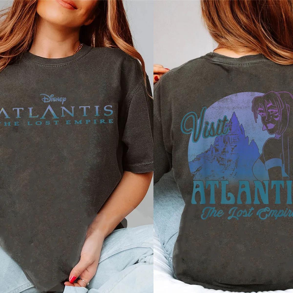 Atlantis The Lost Empire Kida Visit Portrait Double Sided Shirt 2