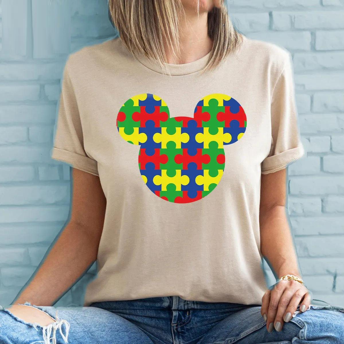 Autism Mickey Mouse Shirt Autism Teacher Tee 2 1