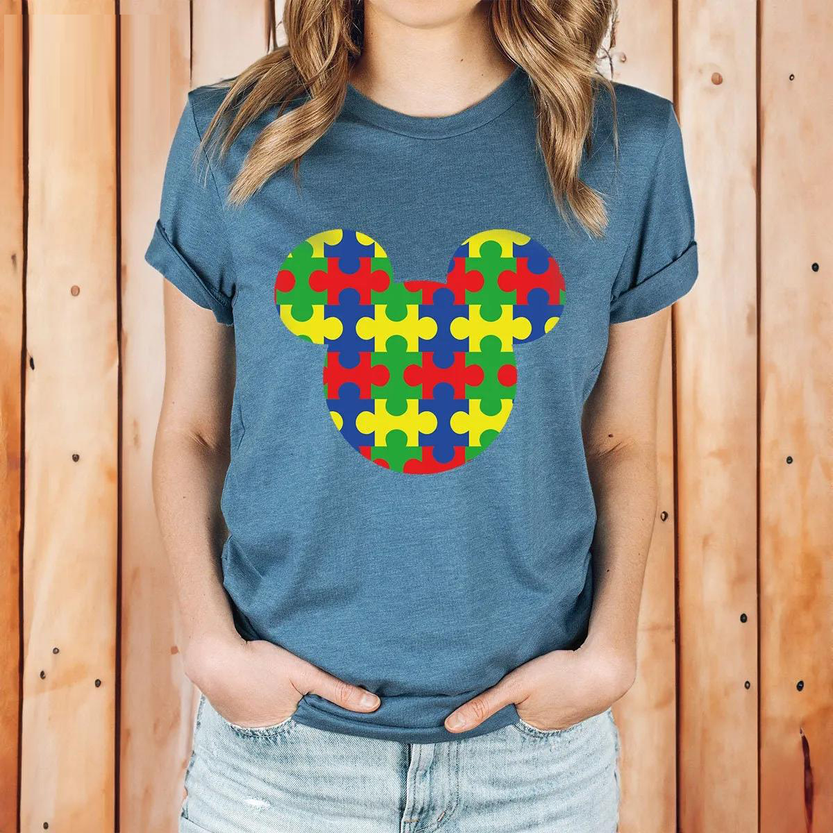 Autism Mickey Mouse Shirt Autism Teacher Tee 3 1