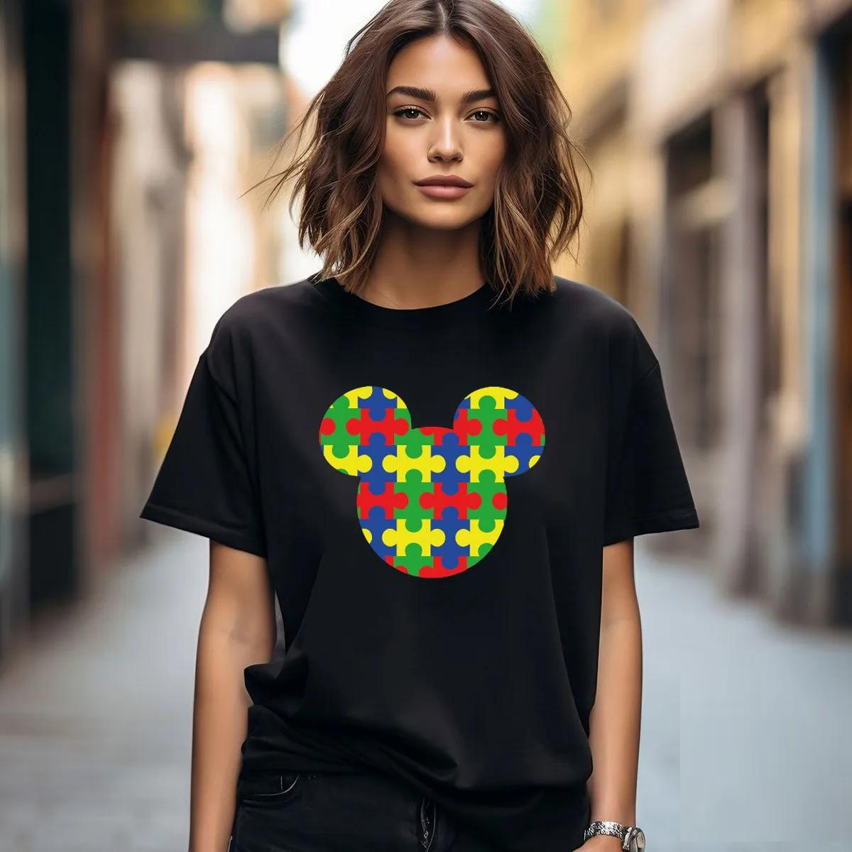 Autism Mickey Mouse Shirt Autism Teacher Tee 6 1